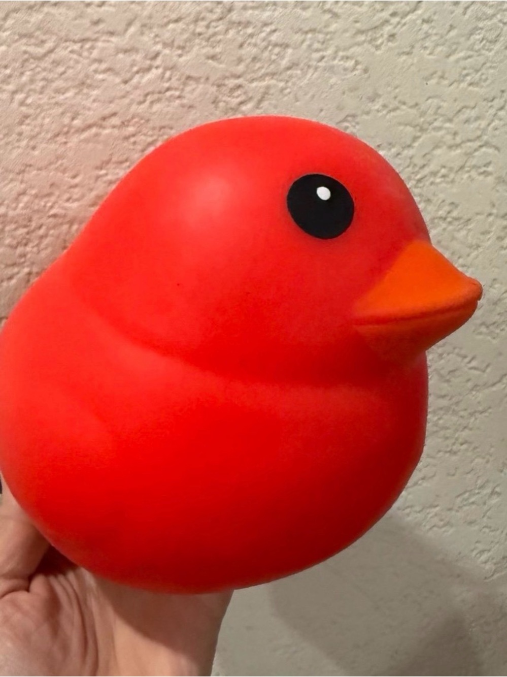 Sunny Days White Squishy Duck Patriotic Sensory Fidget Rubber Novelty toy. New